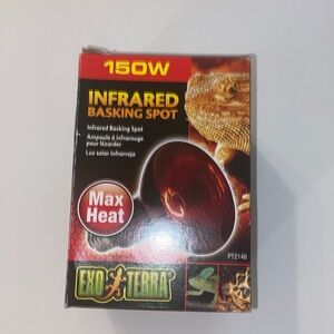 NWOT EXO Terra Nano Infrared Basking Spot Maximum Heat 150 Watts OS
